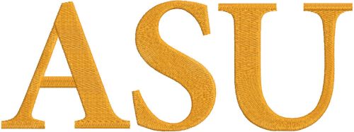 Alcorn State Braves Wordmark Logo embroidery design