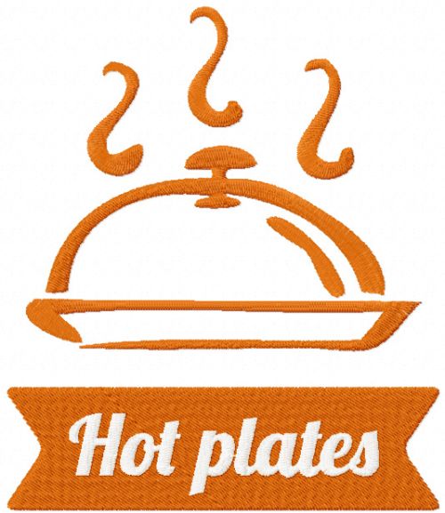 Hot Plates free machine embroidery design