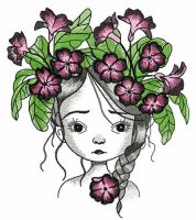 Despair embroidery design