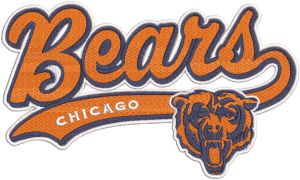 Chicago Bears NFL Football Sport Logo embroidery design