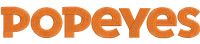 Popeyes Wordmark Logo embroidery design