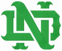 Notre Dame Fighting Irish logo embroidery design