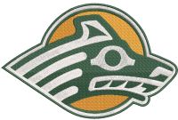 Alaska Anchorage Seawolves logo embroidery design