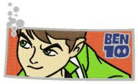 Ben 10 badge embroidery design