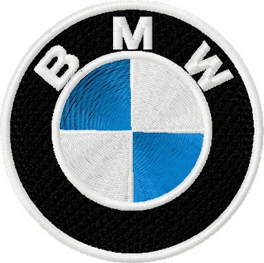BMW Logo machine embroidery design
