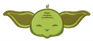 Cute Yoda 4 embroidery design