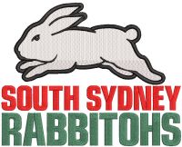 South Sydney Rabbitohs logo embroidery design