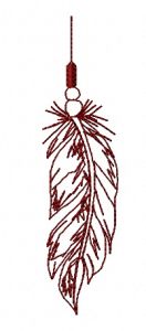 Feather 39 embroidery design