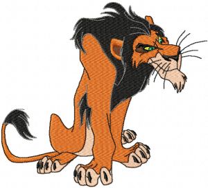 Scar embroidery design