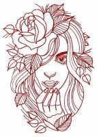 Wild stranger 3 embroidery design
