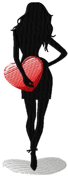I Will Take Away Your Heart - I Will Not Return machine embroidery design