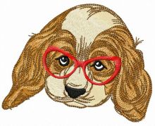 My clever dog embroidery design