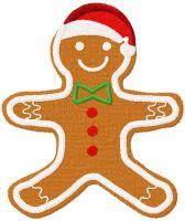 Gingerbread free embroidery design 2