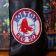 Embroidered Boston Red Sox logo on bag