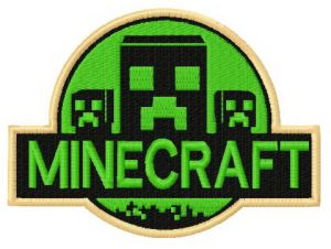 Minecraft badge