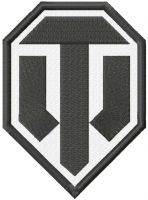 World Of Tanks logo embroidery design