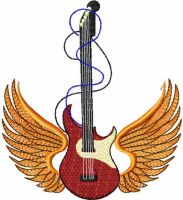 Rock Forever free machine embroidery design
