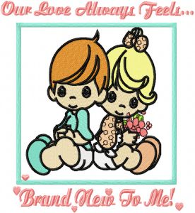 Our Love Always Feels embroidery design