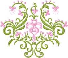 Flowers Panel  embroidery design