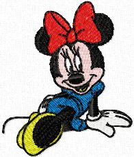 Minnie Mouse 8 machine embroidery design