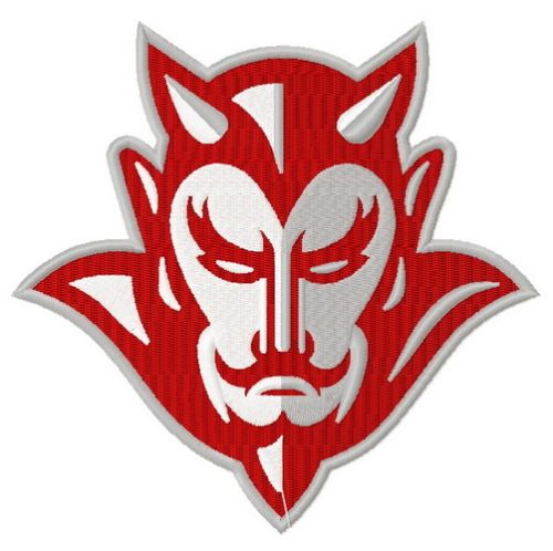 New Jersey Devils logo 2 machine embroidery design