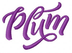 Plum 2 embroidery design