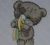 Teddy Bear embroidered napkins