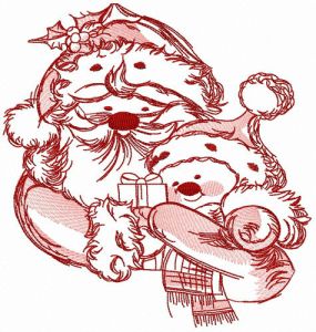 Santa and snowman 4