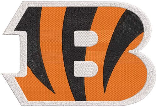Cincinnati Bengals classic logo embroidery design