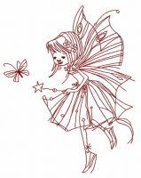 Night fairy 2 embroidery design