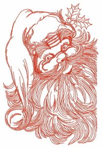 Santa Claus 3 embroidery design