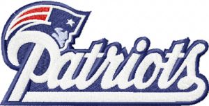 New England Patriots logo embroidery design