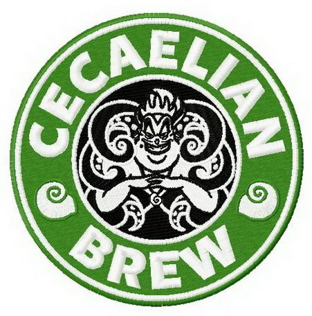 Cecaelian brew machine embroidery design