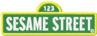 Sesame Street Logo embroidery design