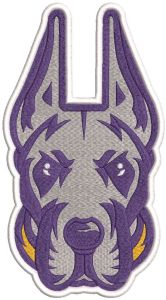 Albany Great Danes Primary logo embroidery design