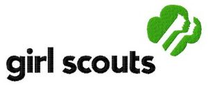 Girl Scouts logo embroidery design