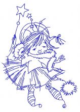 I'm Christmas fairy 4 embroidery design