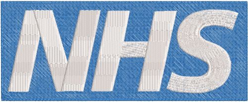 NHS logo embroidery design