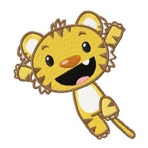 Kai Lan Tiger 1 embroidery design