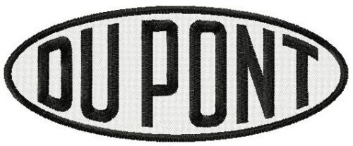 DuPont logo  machine embroidery design