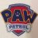Paw Patrol logo embroidered