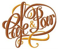 Cafe & Bar embroidery design
