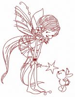 Kind fairy 2 embroidery design