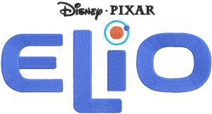 Elio logo embroidery design