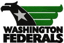 Washington Federals embroidery design