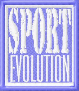 Sport Evolution Logo embroidery design