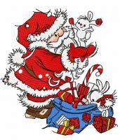 Presents for bunnies 4 embroidery design