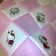 Hello Kitty design on embroidered blanket
