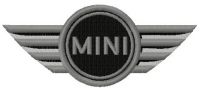 Auto mini logo embroidery design