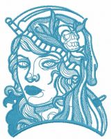 Harbinger of death 2 embroidery design